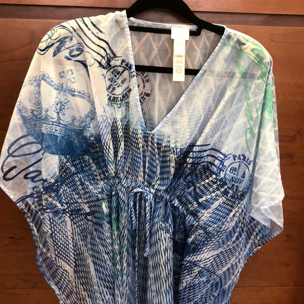 NWOT Chico’s Drawstring tunic top - Picture 3 of 4